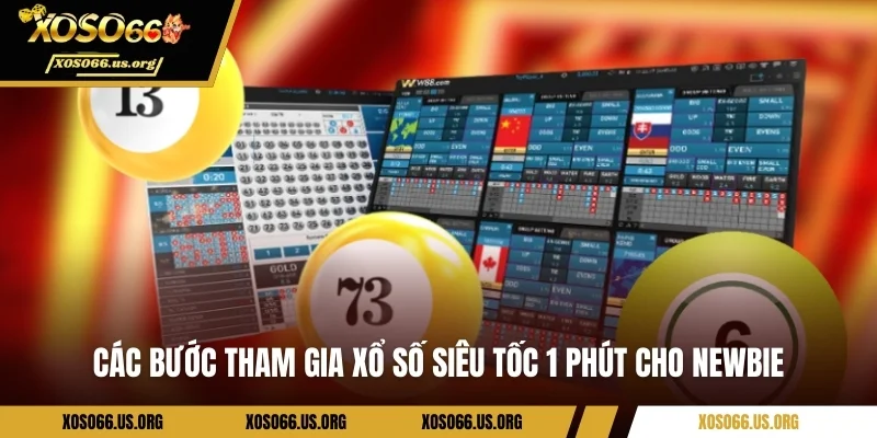 Các bước tham gia xổ số siêu tốc 1 phút cho newbie 